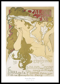 Salon of the Hundred by Alphonse Mucha-0