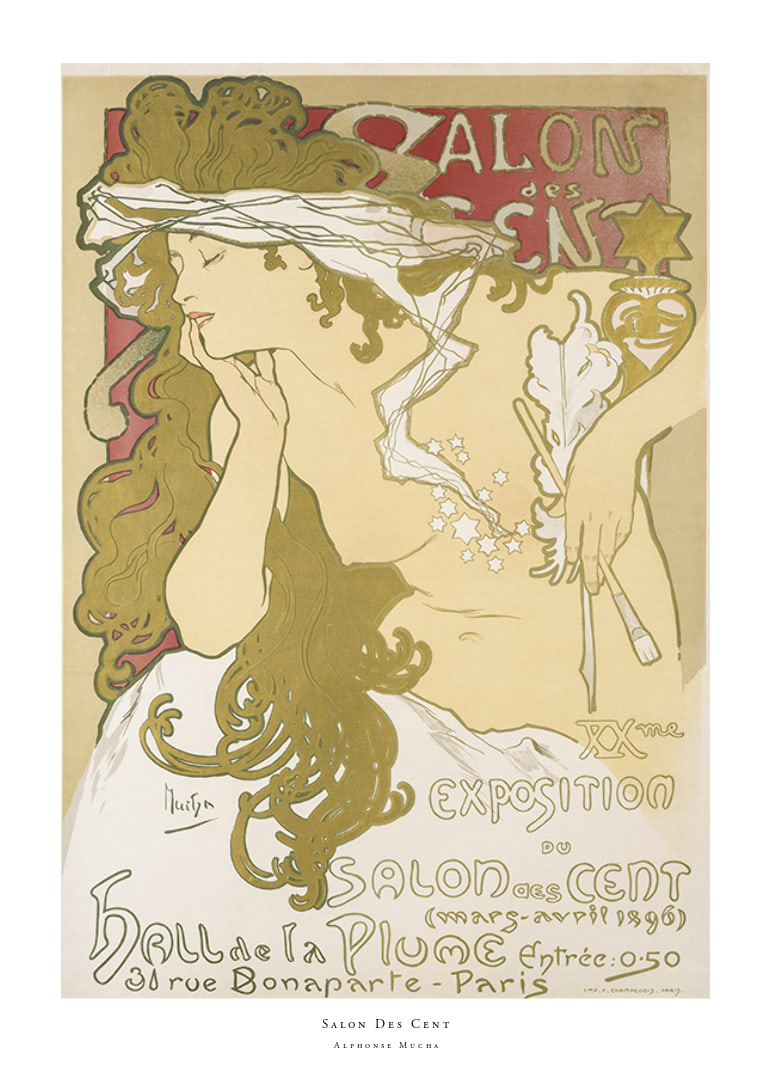 Salon of the Hundred by Alphonse Mucha-12