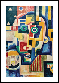 Promontory Head Indigo Seas Of Ossian Rose Orange By Amadeo De Souza Cardoso-2