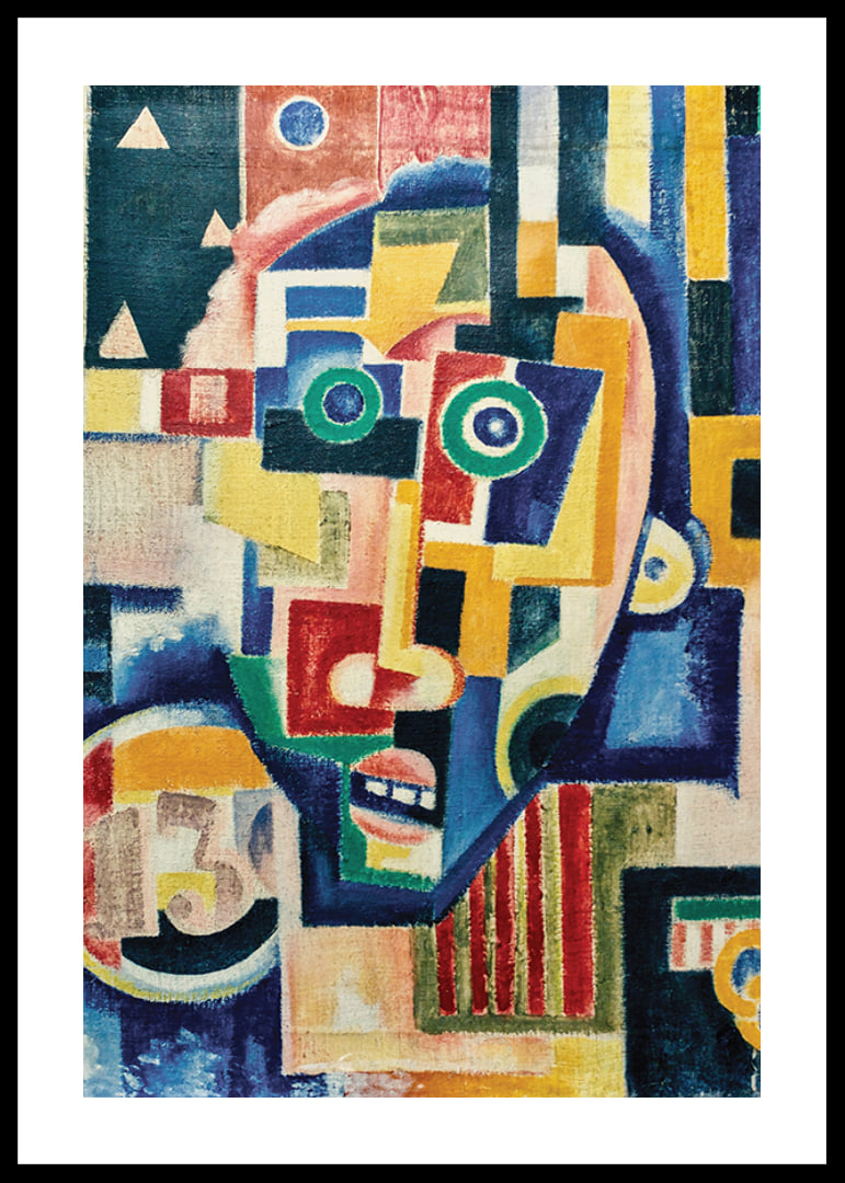 Promontory Head Indigo Seas Of Ossian Rose Orange By Amadeo De Souza Cardoso-12