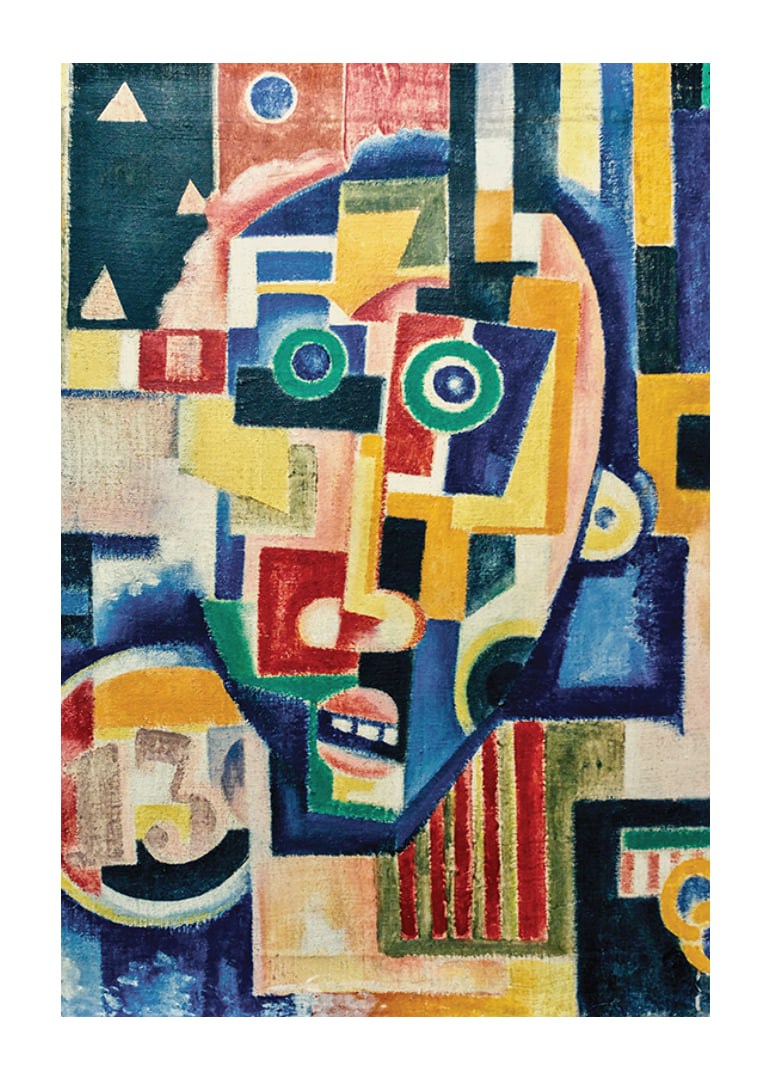 Promontory Head Indigo Seas Of Ossian Rose Orange By Amadeo De Souza Cardoso-12