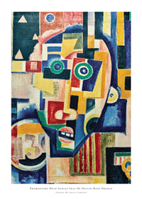 Promontory Head Indigo Seas Of Ossian Rose Orange By Amadeo De Souza Cardoso-1