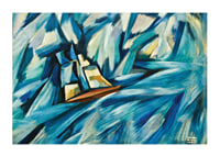 Sail Boat By Amadeo De Souza Cardoso-3