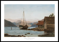 Evening at Balestrand By Amaldus Nielsen-0