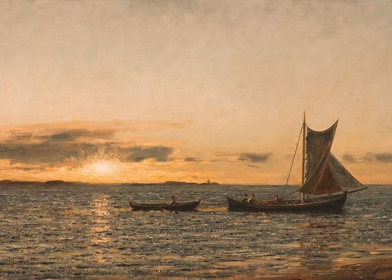 At sunset By Amaldus Nielsen-12