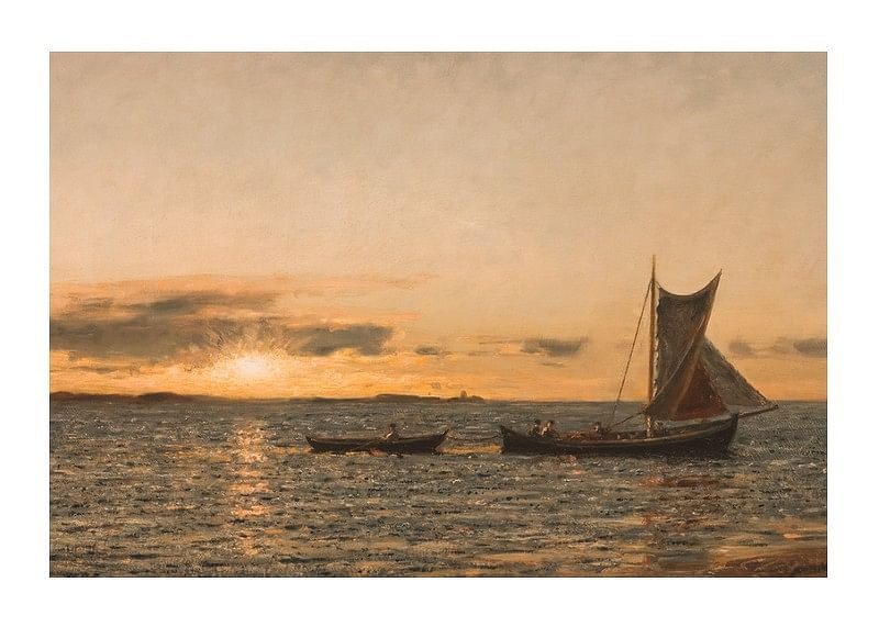 At sunset By Amaldus Nielsen-12