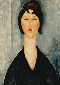 Portrait Of A Young Woman By Amedeo Modogliani-5