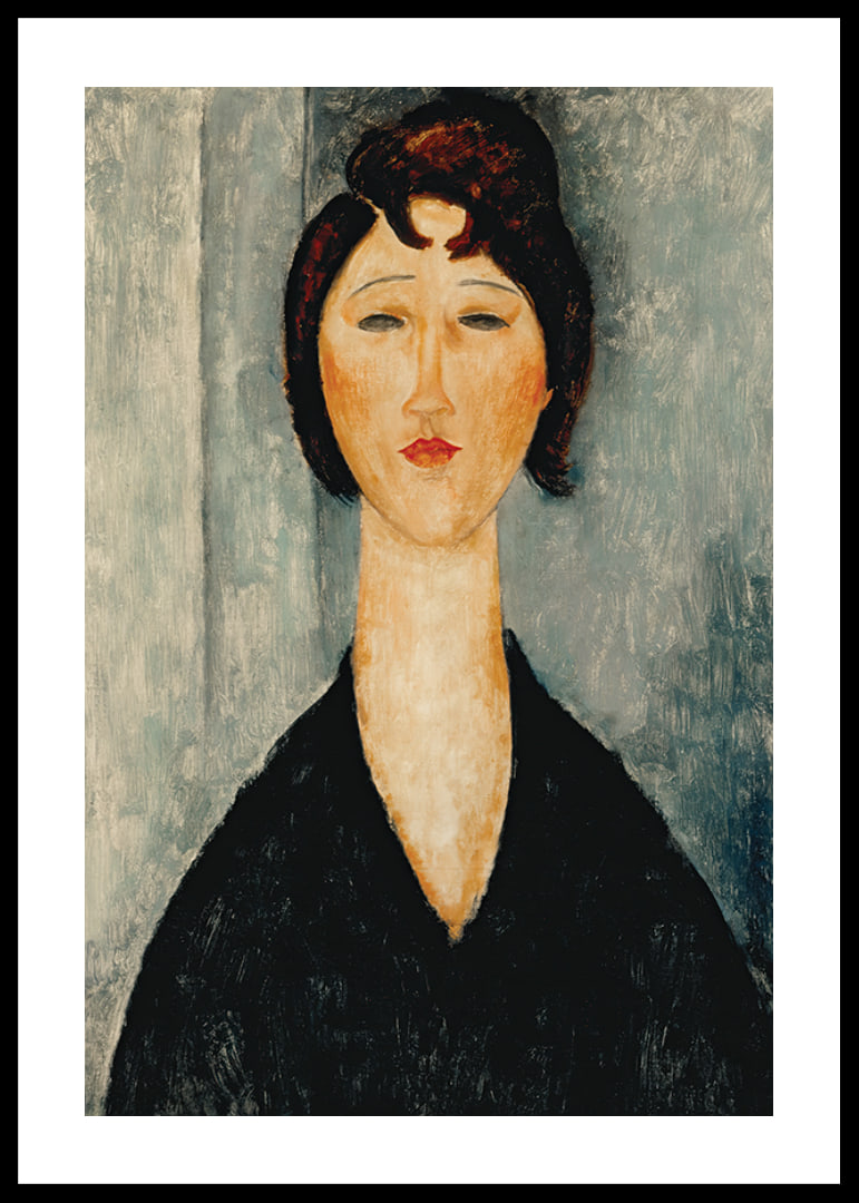 Portrait Of A Young Woman By Amedeo Modogliani-12