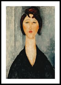Portret młodej kobiety autorstwa Amedeo Modogliani-0