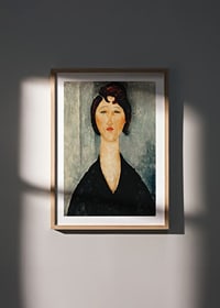 Portrait Of A Young Woman By Amedeo Modogliani-6