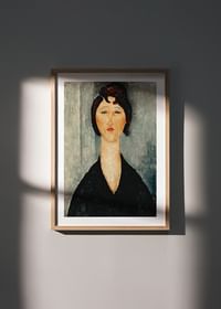 Portret młodej kobiety autorstwa Amedeo Modogliani-4
