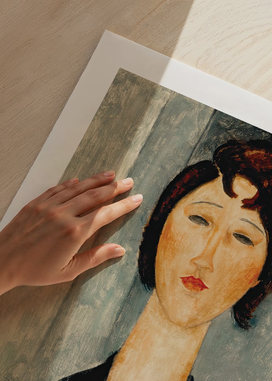 Portrait Of A Young Woman By Amedeo Modogliani-12