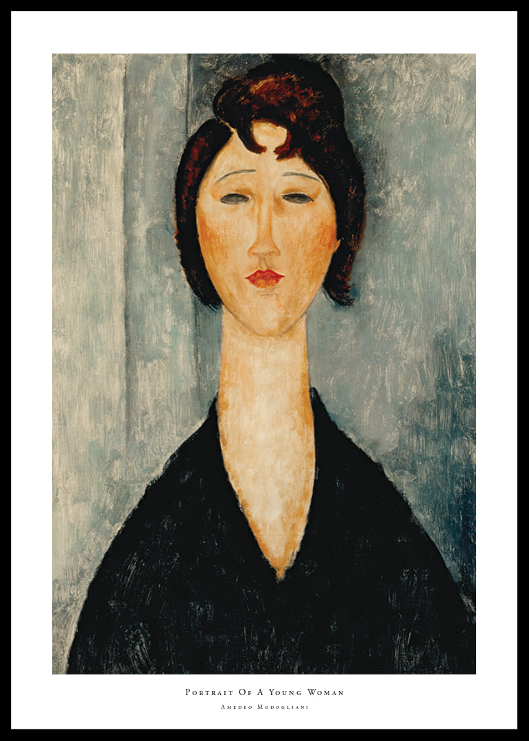 Portrait Of A Young Woman By Amedeo Modogliani-12