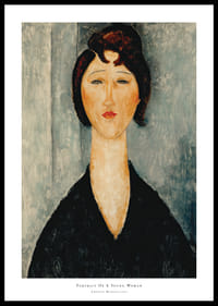 Portrait Of A Young Woman By Amedeo Modogliani-0