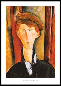 Young Man With A Cap By Amedeo Modogliani-0