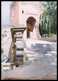 Gateway In Alhambra By Anders Zorn-4