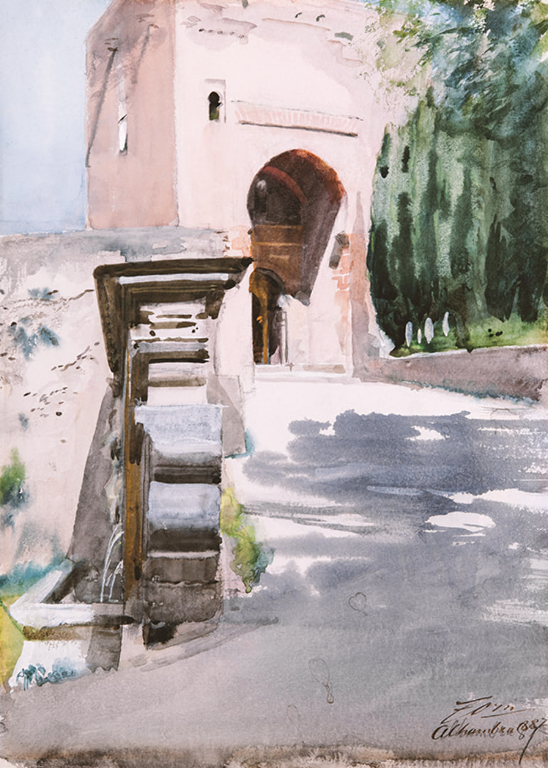 Gateway In Alhambra By Anders Zorn-12
