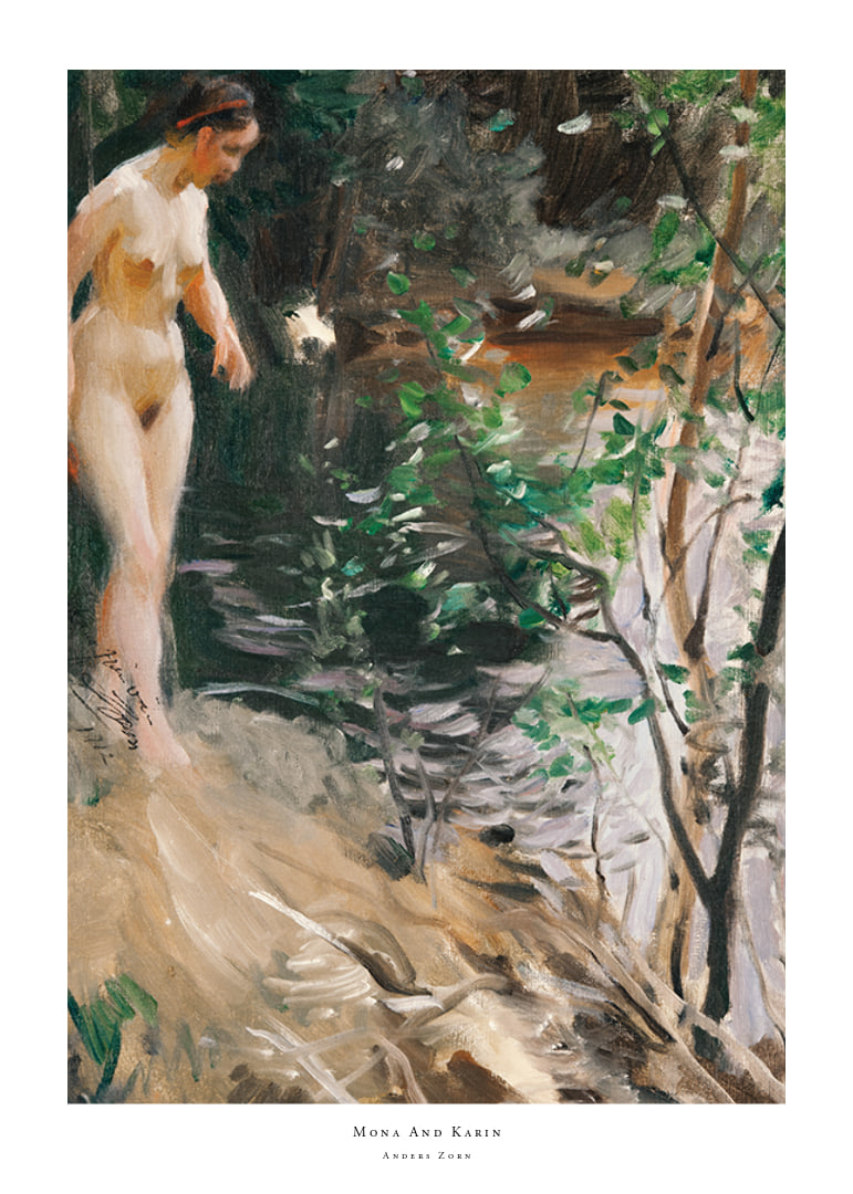 Mona And Karin By Anders Zorn-12