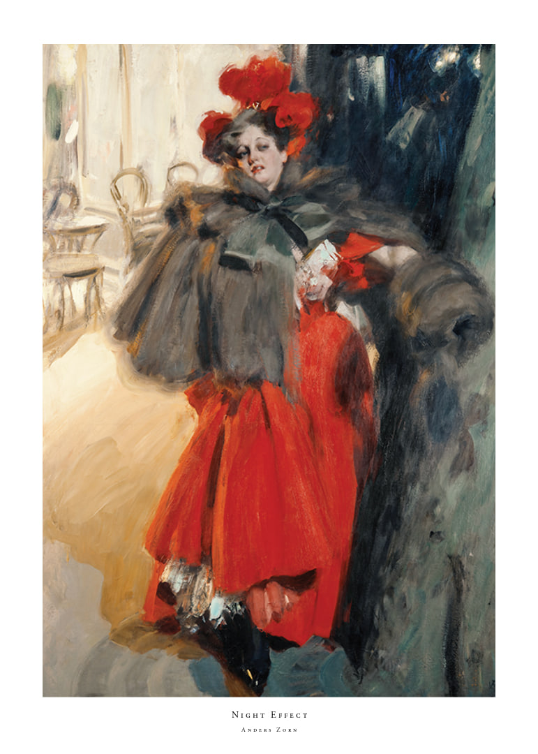 Night Effect By Anders Zorn-12