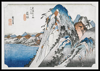 Picture Of The Lake At Hakone By Ando Hiroshige-0