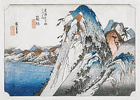 Picture Of The Lake At Hakone By Ando Hiroshige-1