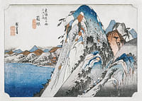 Photographie du lac de Hakone par Ando Hiroshige-1