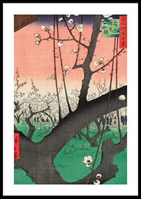 Plum Garden, Kameido By Ando Hiroshige-2