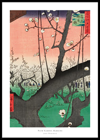 Plum Garden, Kameido By Ando Hiroshige-0