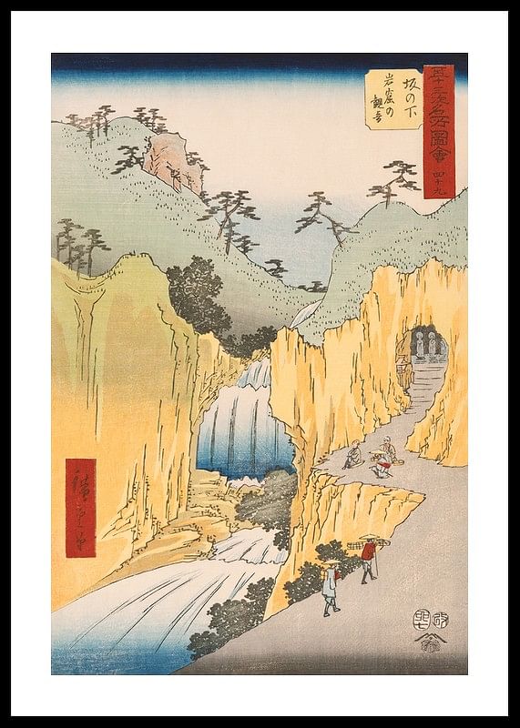 Sakanoshita door Ando Hiroshige-12