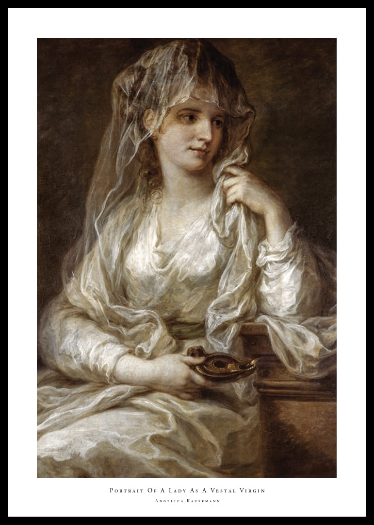 Portrait Of A Lady As A Vestal Virgin By Angelica Kauffmann-12