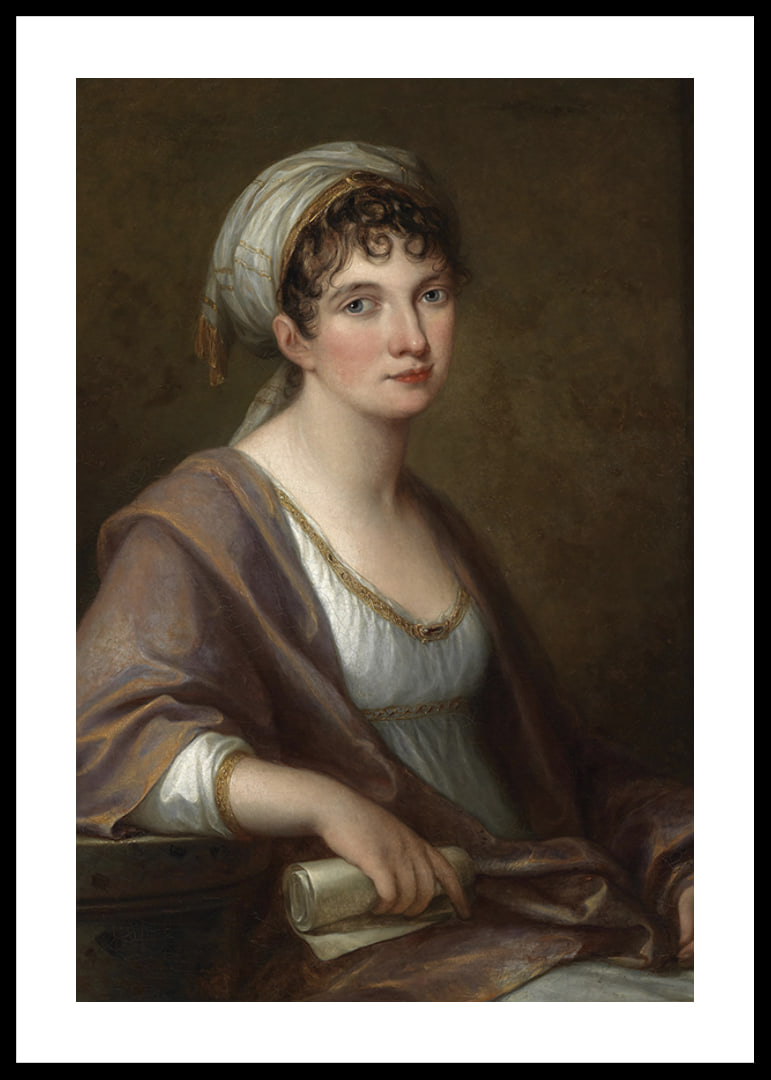 Portrait Of Princess Franziska Von Kaunitz Rietberg By Angelica Kauffmann-12