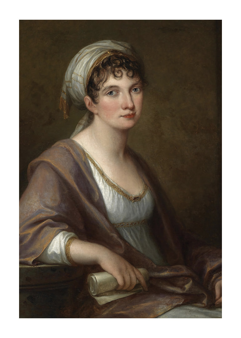 Portrait Of Princess Franziska Von Kaunitz Rietberg By Angelica Kauffmann-12