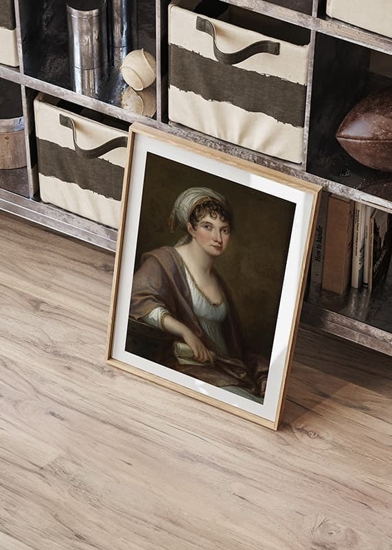 Portrait Of Princess Franziska Von Kaunitz Rietberg By Angelica Kauffmann-12