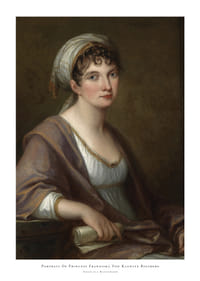 Portrait Of Princess Franziska Von Kaunitz Rietberg By Angelica Kauffmann-1