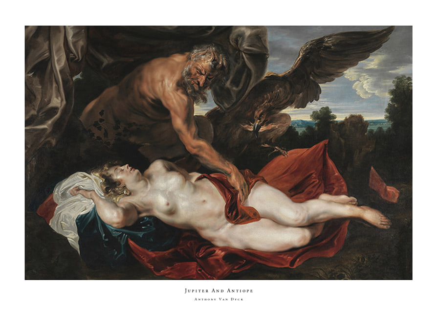 Jupiter And Antiope By Anthony Van Dyck-12