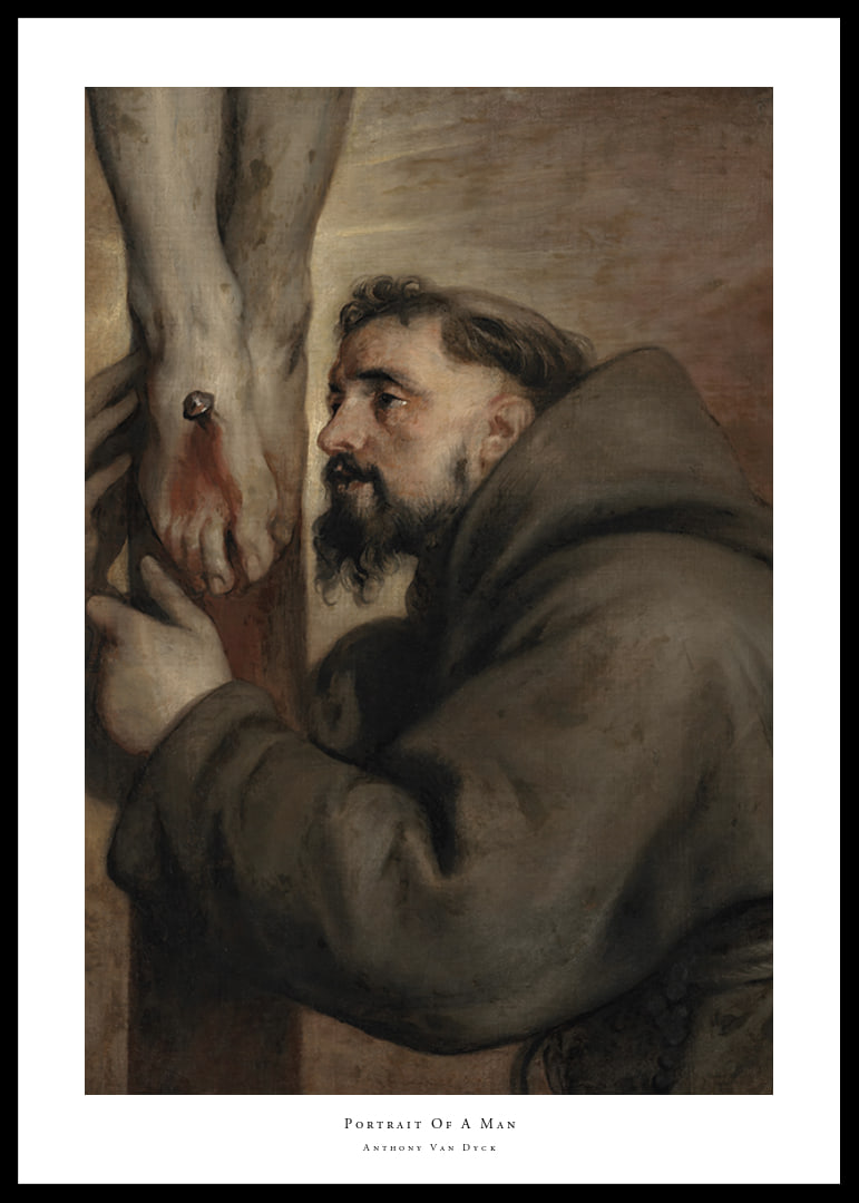 Portrait Of A Man By Anthony Van Dyck-12