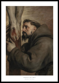 Portrait Of A Man By Anthony Van Dyck-0