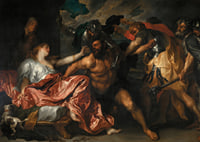 Samson And Delilah By Anthony Van Dyck-5