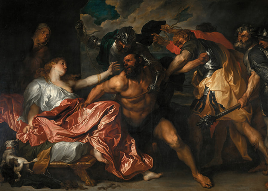 Samson And Delilah By Anthony Van Dyck-12