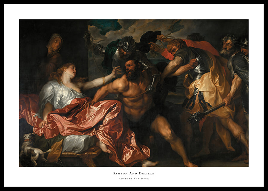 Samson And Delilah By Anthony Van Dyck-12