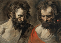 Two Studies Of A Bearded Man by Anthony Van Dyck-5