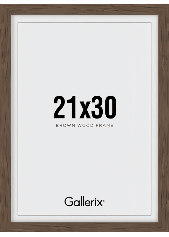 Picture frame Wood Walnut