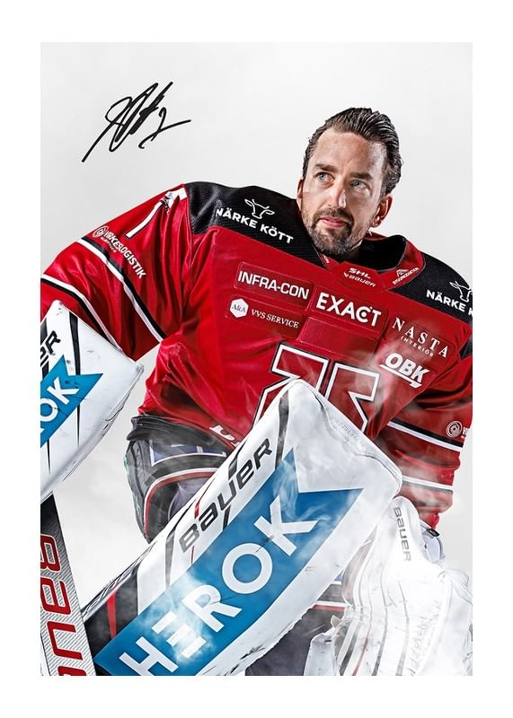 Poster Jhonas Enroth #01 No1 Örebro Hockey 2024/2025