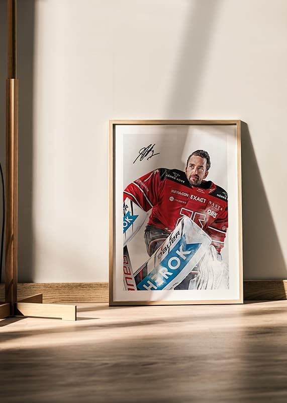 Poster Jhonas Enroth #01 No1 Örebro Hockey 2024/2025 crossfade