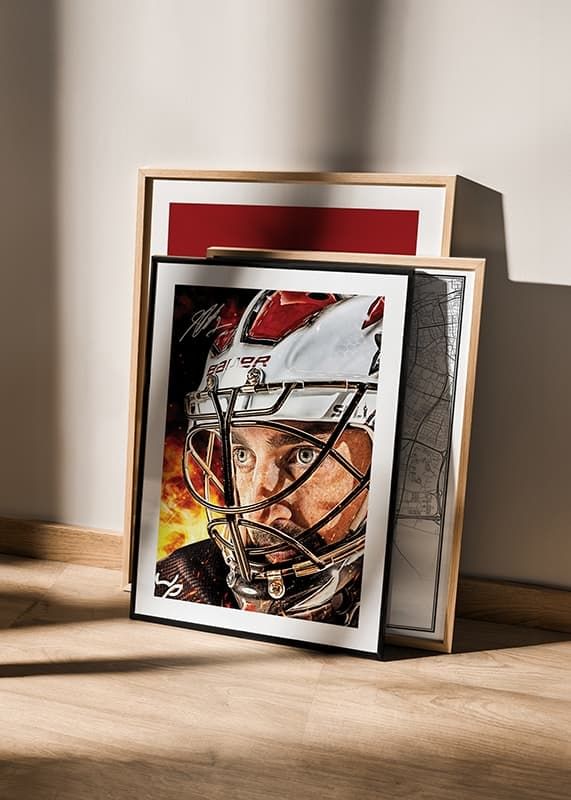 Poster Jhonas Enroth #01 No2 Örebro Hockey 2024/2025 crossfade