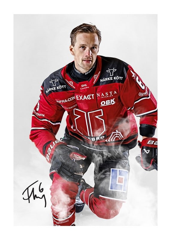 Poster Filip Berglund #06 Örebro Hockey 2024/2025