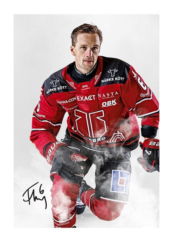 Poster Filip Berglund #06 Örebro Hockey 2024/2025
