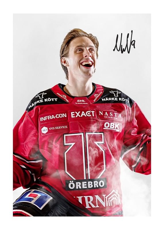 Poster Niklas Nilsson #09 Örebro Hockey 2024/2025