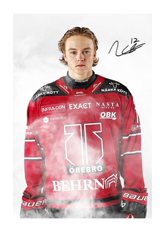 Poster Noah Steen #12 Örebro Hockey 2024/2025