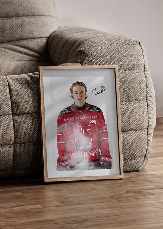 Poster Noah Steen #12 Örebro Hockey 2024/2025 crossfade